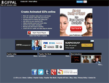 Tablet Screenshot of gifpal.com